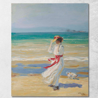 Una Giornata Ventosa Sir John Lavery sjl8 quadro stampato su tela