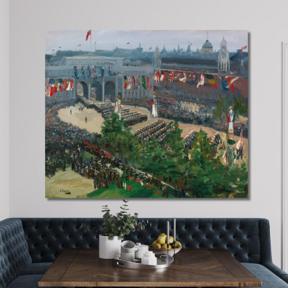 Arco Dell'Ammiragliato 19 Luglio 1919 Sir John Lavery sjl9 quadro stampato su tela