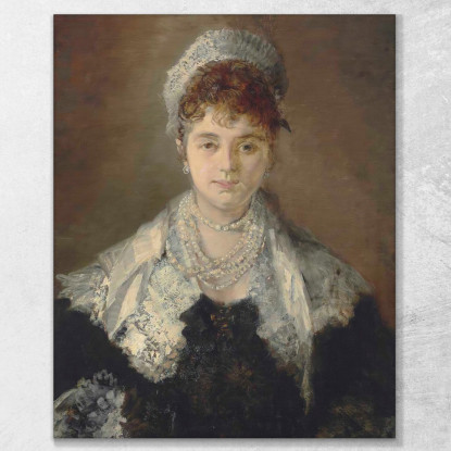 Ritratto Di Una Principessa Aloys Del Liechtenstein Hans Makart hmk41 quadro stampato su tela