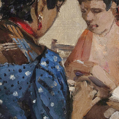 Produttori Di Sigarette A Siviglia Sir John Lavery sjl13 quadro stampato su tela