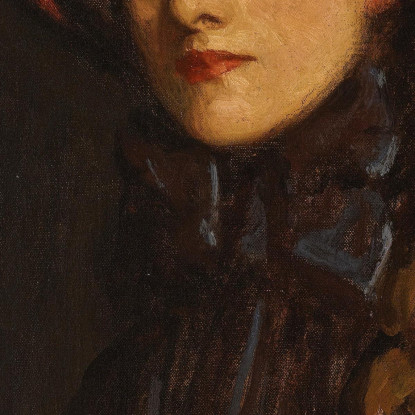 Edna May Nella Bella Di New York Sir John Lavery sjl16 quadro stampato su tela