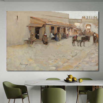 L'Asha Sir John Lavery sjl17 quadro stampato su tela