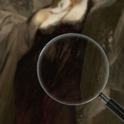 Ritratto Di Una Giovane Donna Hans Makart hmk44 quadro stampato su tela