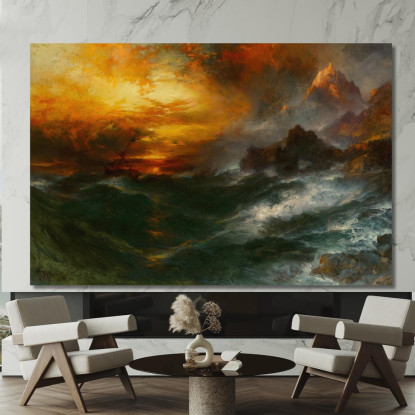 Una Montagna Di Magnetite - Mille E Una Notte Thomas Moran tmr3 quadro stampato su tela