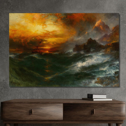 Una Montagna Di Magnetite - Mille E Una Notte Thomas Moran tmr3 quadro stampato su tela