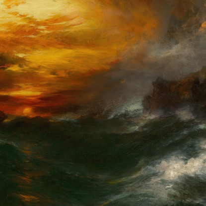 Una Montagna Di Magnetite - Mille E Una Notte Thomas Moran tmr3 quadro stampato su tela