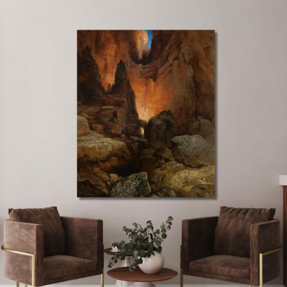 Un Lato Del Canyon Grand Canyon Dell'Arizona Thomas Moran tmr5 quadro stampato su tela