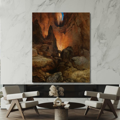 Un Lato Del Canyon Grand Canyon Dell'Arizona Thomas Moran tmr5 quadro stampato su tela