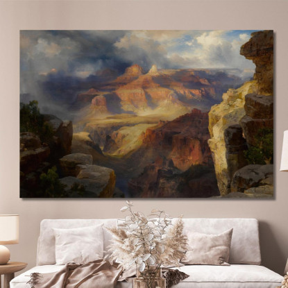 Grand Canyon Dell'Arizona Thomas Moran tmr24 quadro stampato su tela