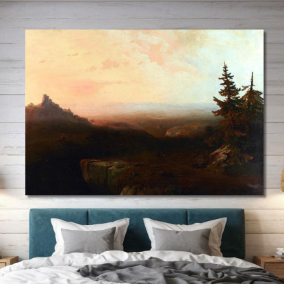 Scena Di Montagna Thomas Moran tmr46 quadro stampato su tela