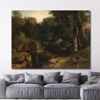 Il Dell Thomas Moran tmr59 quadro stampato su tela