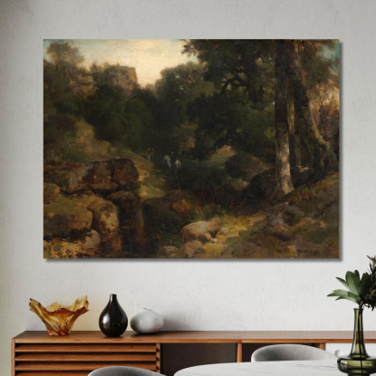 Il Dell Thomas Moran tmr59 quadro stampato su tela