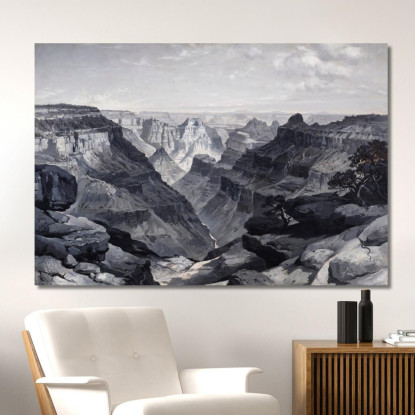 Il Transetto Thomas Moran tmr76 quadro stampato su tela