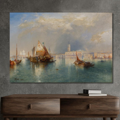 Venezia 2 Thomas Moran tmr88 quadro stampato su tela