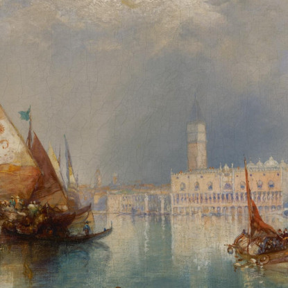 Venezia 2 Thomas Moran tmr88 quadro stampato su tela
