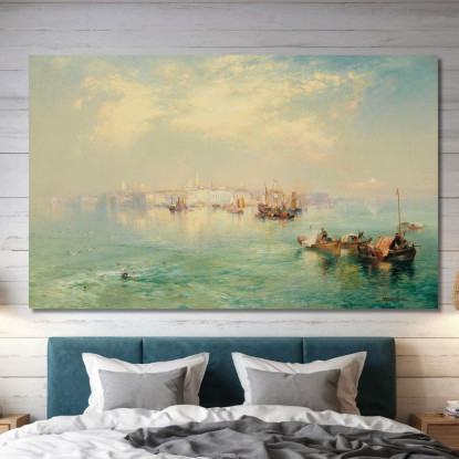 Porto Di Vera Cruz Messico Thomas Moran tmr97 quadro stampato su tela