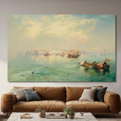 Porto Di Vera Cruz Messico Thomas Moran tmr97 quadro stampato su tela