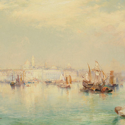 Porto Di Vera Cruz Messico Thomas Moran tmr97 quadro stampato su tela