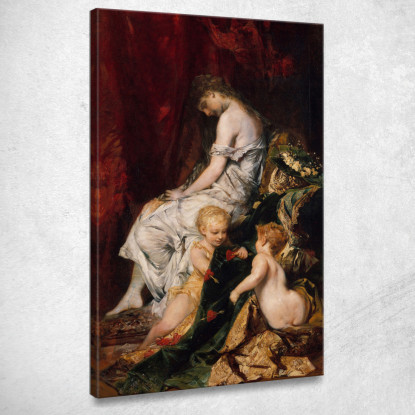 Il Sogno Dopo Il Ballo Hans Makart hmk61 quadro stampato su tela