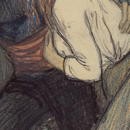 La Cagna Lupo 2 Théophile Alexandre Steinlen tas28 quadro stampato su tela