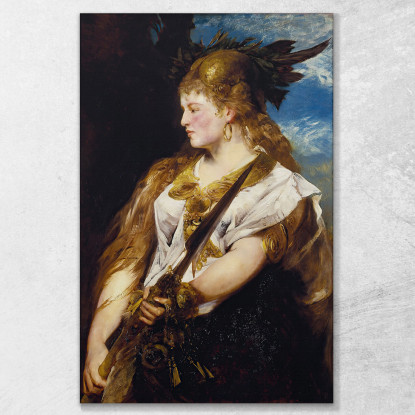 La Valchiria Hans Makart hmk64 quadro stampato su tela
