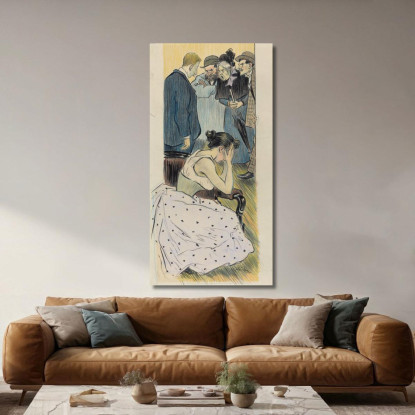 La Sua Canzone Di Famiglia Théophile Alexandre Steinlen tas43 quadro stampato su tela