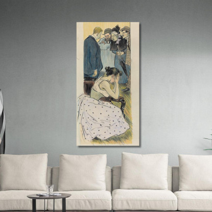 La Sua Canzone Di Famiglia Théophile Alexandre Steinlen tas43 quadro stampato su tela