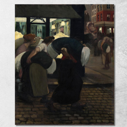 Le Lavandaie Théophile Alexandre Steinlen tas53 quadro stampato su tela