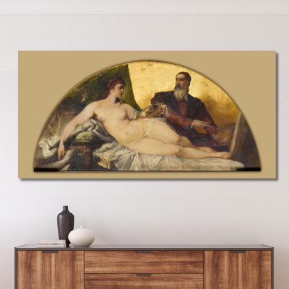 Tiziano Hans Makart hmk67 quadro stampato su tela