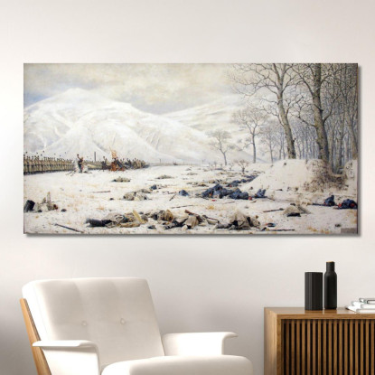 Campo Di Battaglia Di Shipka Vasily Vereshchagin vvr9 quadro stampato su tela