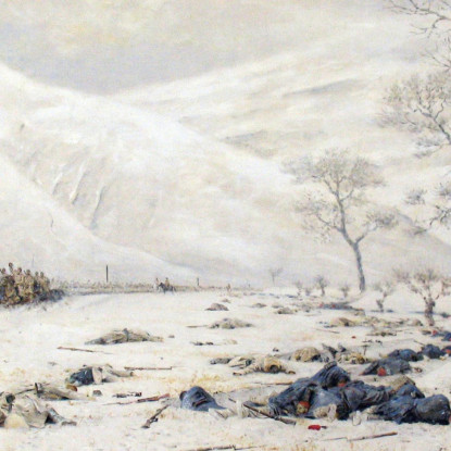 Campo Di Battaglia Di Shipka Vasily Vereshchagin vvr9 quadro stampato su tela