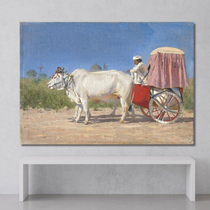 Trasporto A Delhi Vasily Vereshchagin vvr13 quadro stampato su tela