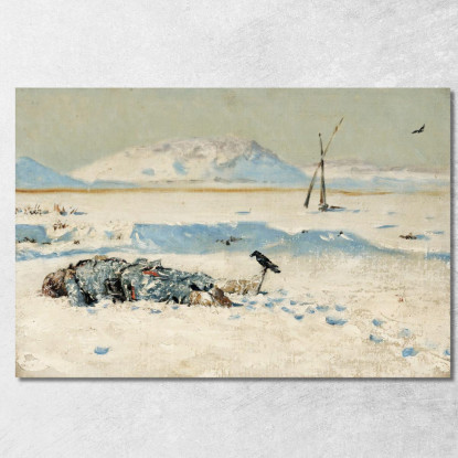 Il Soldato Caduto Vasily Vereshchagin vvr60 quadro stampato su tela