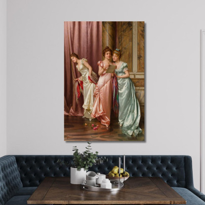 Una Lettera Illecita Vittorio Reggianini vrg9 quadro stampato su tela