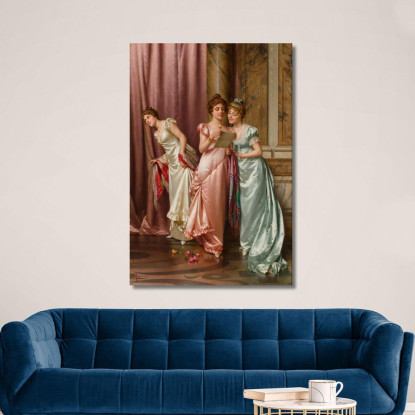 Una Lettera Illecita Vittorio Reggianini vrg9 quadro stampato su tela