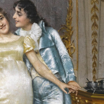 Flirt Vittorio Reggianini vrg12 quadro stampato su tela