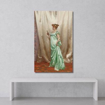 La Lettera D'Amore Vittorio Reggianini vrg19 quadro stampato su tela