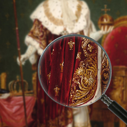 L'Imperatore Napoleone I Jacques Louis David jld7 quadro stampato su tela