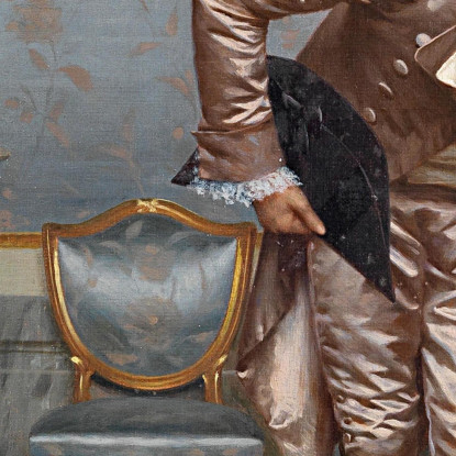 Il Corteggiatore Vittorio Reggianini vrg26 quadro stampato su tela