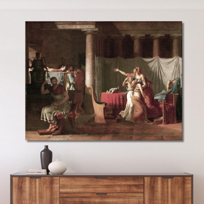 Davide Bruto Jacques Louis David jld10 quadro stampato su tela