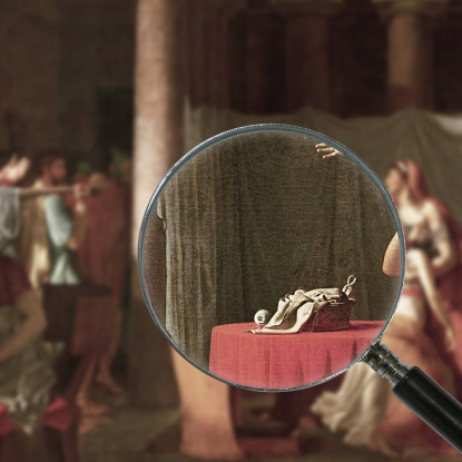 Davide Bruto Jacques Louis David jld10 quadro stampato su tela