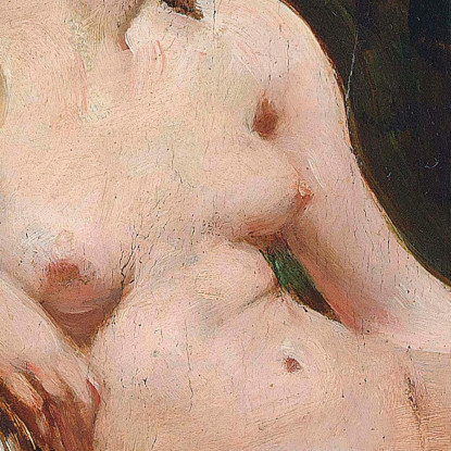 Nudo Femminile William Etty wet7 quadro stampato su tela