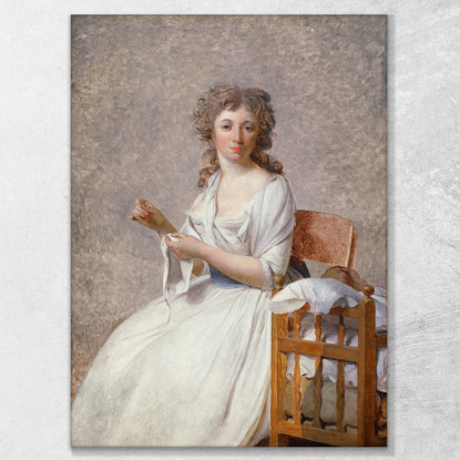 Madame De Pastoret E Suo Figlio Jacques Louis David jld16 quadro stampato su tela