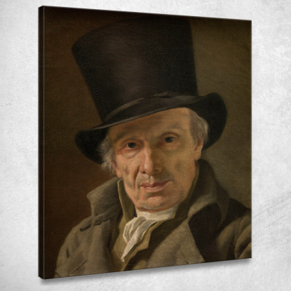 L'Uomo Con Il Cappello Jacques Louis David jld17 quadro stampato su tela