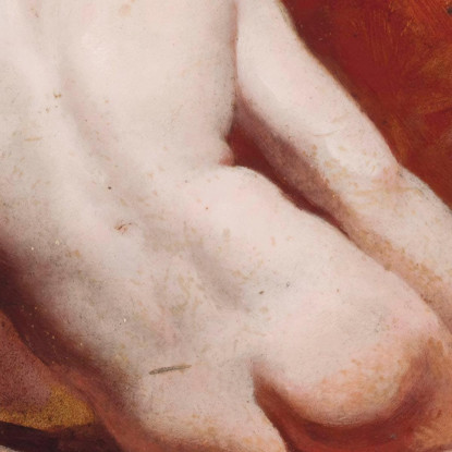 Studio Di Nudo Femminile Seduto William Etty wet27 quadro stampato su tela