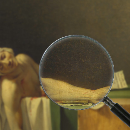 Marat Assassinato Nel 1793 Jacques Louis David jld18 quadro stampato su tela