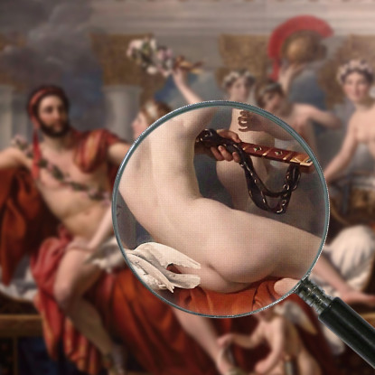 Marte Viene Disarmato Da Venere Jacques Louis David jld19 quadro stampato su tela