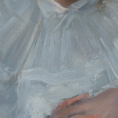 Ragazza In Bianco William Merritt Chase wmc23 quadro stampato su tela