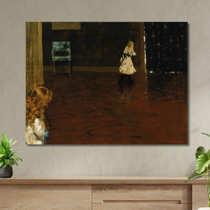 Nascondino William Merritt Chase wmc28 quadro stampato su tela