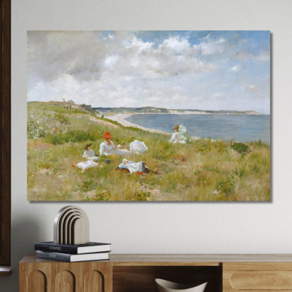 Ore Di Inattività William Merritt Chase wmc29 quadro stampato su tela
